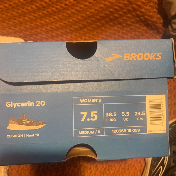 Brooks glycerin 2.0 running shoes women’s 7.5 - Picture 7 of 7